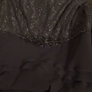 Silver reformat dress